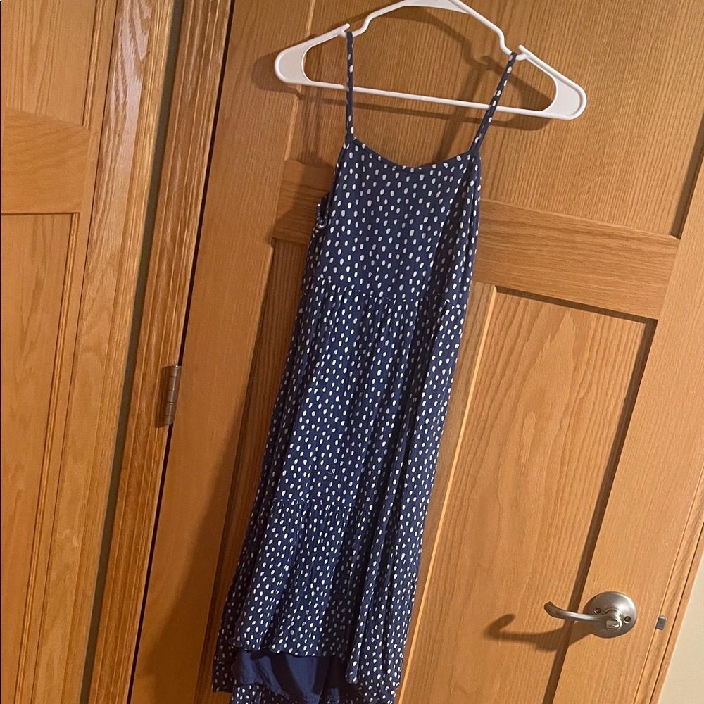 Abercrombie Kids Blue Dress with White Dots